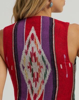 Wrangler x Lainey Wilson Rodeo Ben Vest in Jacquard alternative view 5