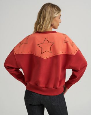Wrangler x Lainey Wilson Studded Western Crew in Stars alternative view 5