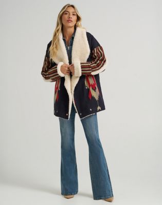 Wrangler x Lainey Wilson Lainey Coat in Jacquard alternative view 4