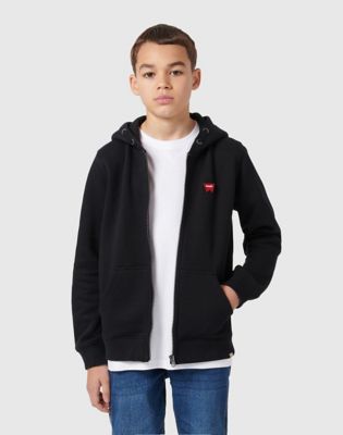Festival Badge Zip Hoodie in Black alternative view 5