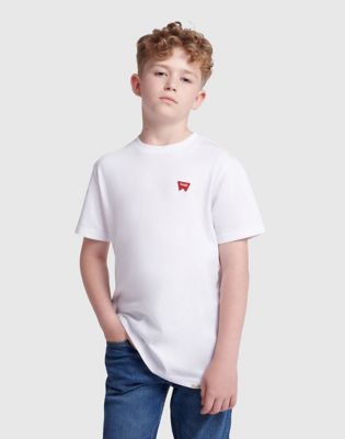 Festival Badge Tee in Bright White