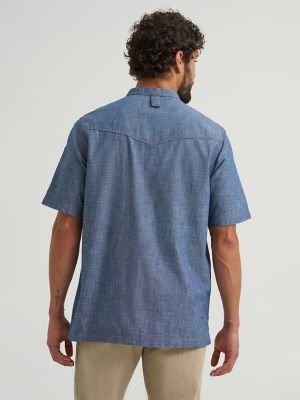 Wrangler® x Made In® Chef Shirt in Chambray alternative view 2