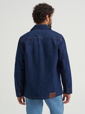 Wrangler® x Made In® Chef Jacket in Rinse Wash alternative view 2