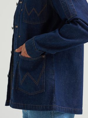 Wrangler® x Made In® Chef Jacket in Rinse Wash alternative view 5