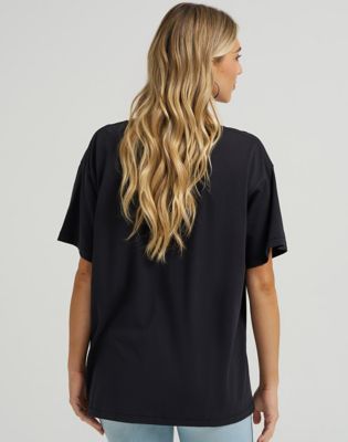 Wrangler x Lainey Wilson Jukebox Gold Oversized Tee in Black