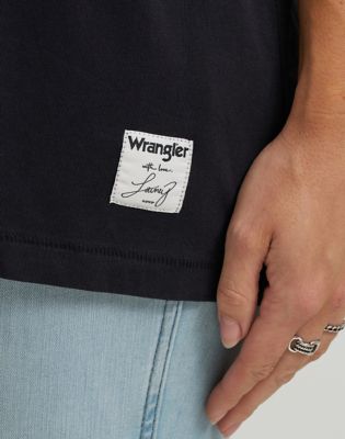 Wrangler x Lainey Wilson Jukebox Gold Oversized Tee in Black