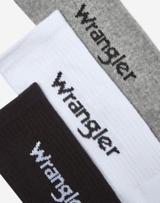 3-Pack Sport Socks in Grey Mix