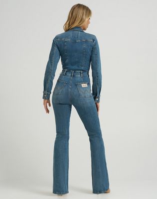 Wrangler x Lainey Wilson Catsuit Flare in Rock Wash alternative view 3