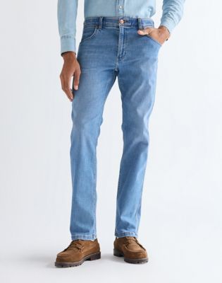 Greensboro Straight High Stretch Jean in Tobacco Ice