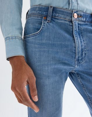 Greensboro Straight High Stretch Jean in Tobacco Ice