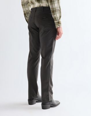 Texas Straight Lightweight Trousers in Faded Black