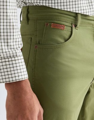 Texas Straight Lightweight Trousers in Capulet Olive