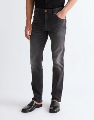 Greensboro Straight High Stretch Jean in Raven Ash