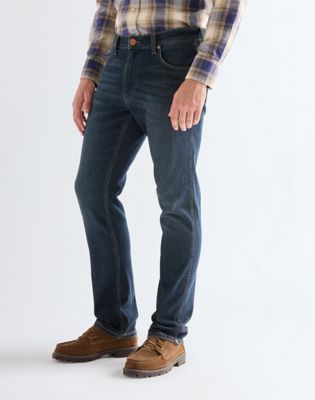 Wrangler Greensboro Niska elastyczność Though Lite Proste jeansy Faded