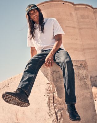 Greensboro Straight Toughlite Low Stretch Jean in Faded
