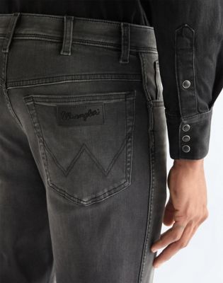 Texas Straight High Stretch Jean in Raven Ash