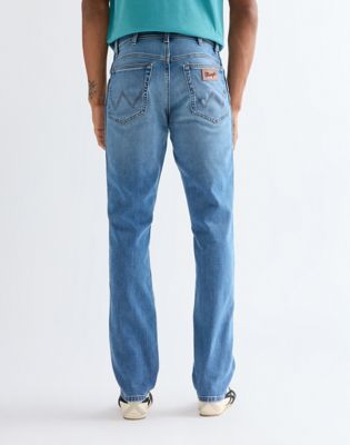 Wrangler Texas Slim Toughlite Low Stretch Jean Harbor Blue Size 34 x32