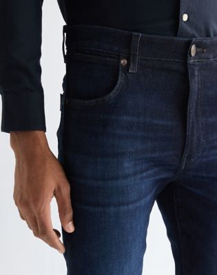 Larston Slim Tapered High Stretch Jean in Deep Abyss