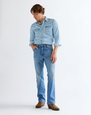 Wrancher Bootcut Jean in Harbor Blue