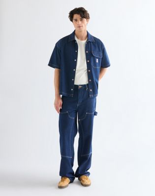 Wrangler Relaxed Double Knee Lightweight Carpenter Jean Rinsed