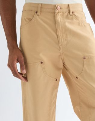 Relaxed Carpenter Double Knee Trousers in Golden Wheat