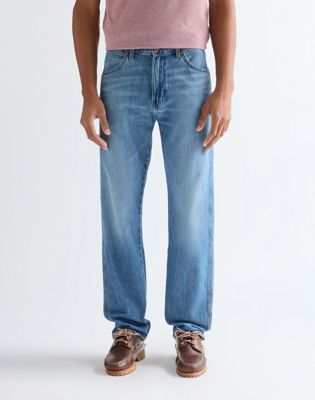 Wrangler Frontier Non Stretch Though Lite Relaxed Proste jeansy Storm Cloud