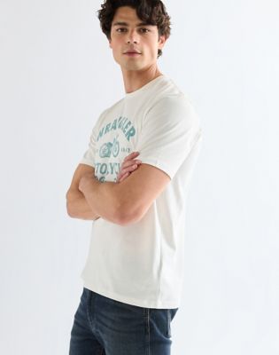 Regular Americana Tee in Worn White