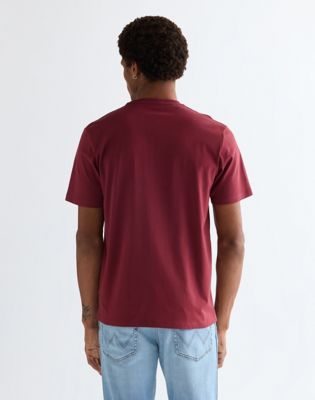Wrangler Regular Americana Koszulka Ruby Wine