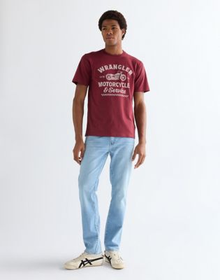 Regular Americana Tee in Ruby Wine