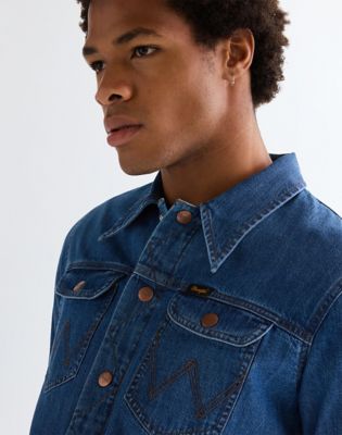 Regular Wrange Shirt in Harbor Blue