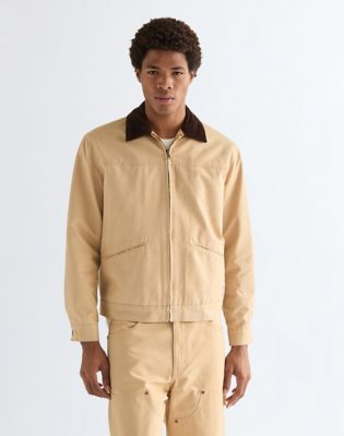 Relaxed Transitional Jacket in Golden Wheat