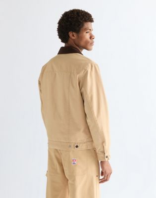 Relaxed Transitional Jacket in Golden Wheat