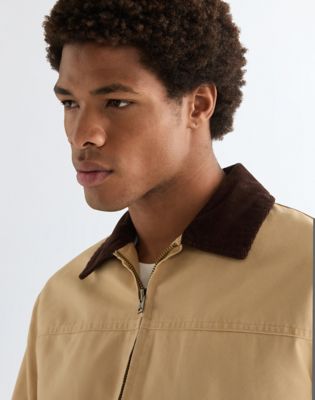 Relaxed Transitional Jacket in Golden Wheat