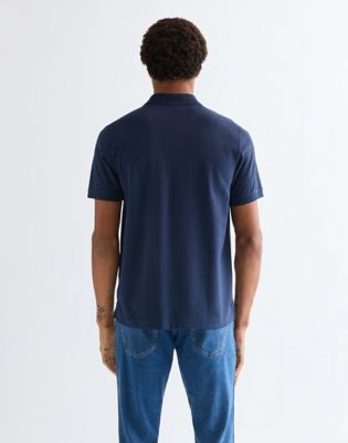 Wrangler Regular Koszulka polo granatowy