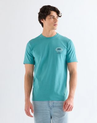 Wrangler Regular Small Americana Koszulka Brittany niebieski