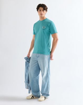 Regular Small Americana Tee in Brittany Blue