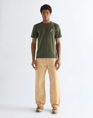 Regular Embroidery Tee in Deep Depths
