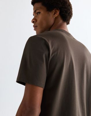Regular Embroidery Tee in Wren