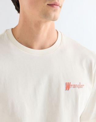 Relaxed Graphic Tee in Worn White