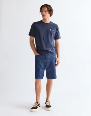 Relaxed Graphic Tee in Navy