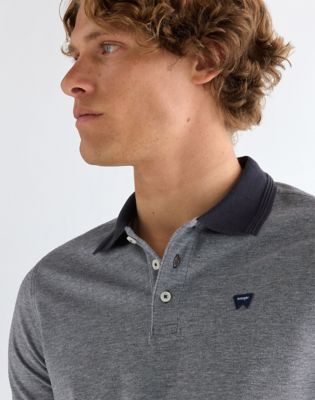 Wrangler Regular Refined Koszulka polo ciemny granatowy