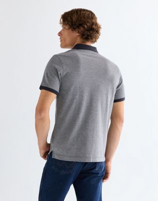 Regular Refined Polo Shirt in Dark Navy