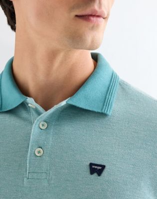 Regular Refined Polo Shirt in Brittany Blue