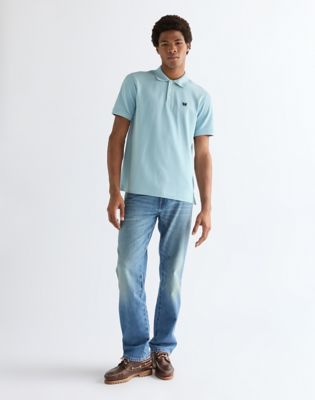 Regular Polo Shirt in Forget Me Not
