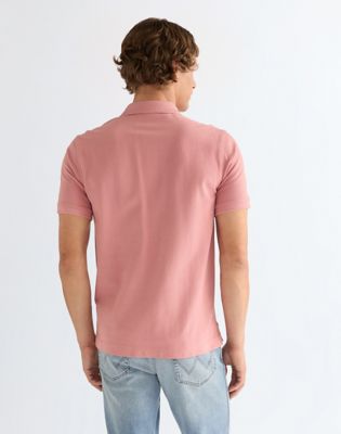 Regular Polo Shirt in Dusty Rose