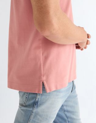 Regular Polo Shirt in Dusty Rose