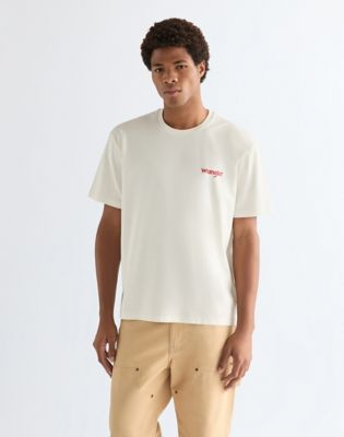 Wrangler Vintage Koszulka biały znoszony