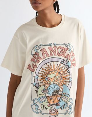 Relaxed Girlfriend Tee in Worn White