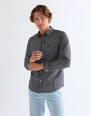 Wrangler Regular 1 Pocket Shirt czarny