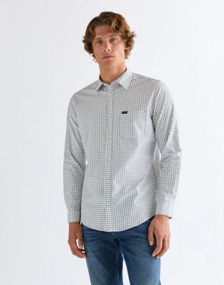 Wrangler Regular 1 Pocket Shirt Dusty niebieski